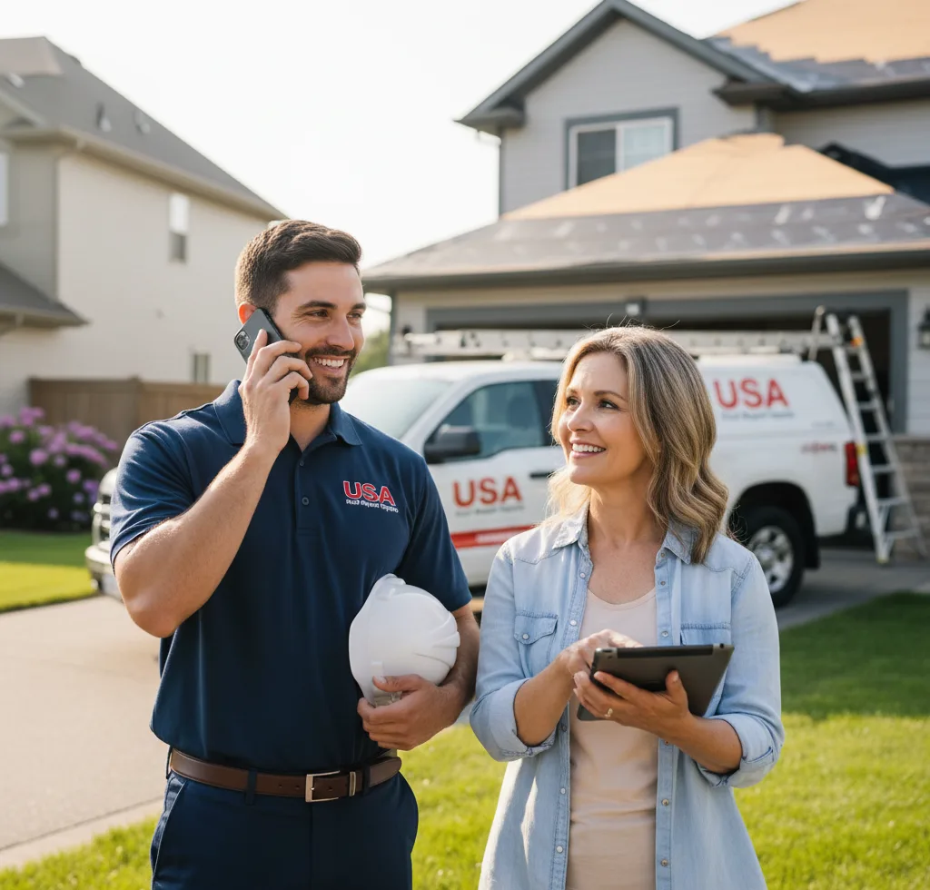 USA Roof Repair Experts customer support in Flintstone
